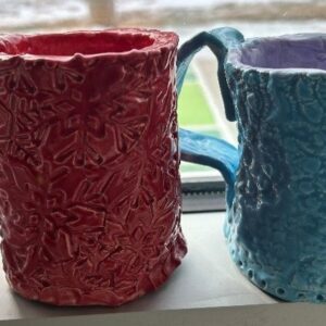 Families Make a Textured Mug Workshop- 1.5 hours-One Day