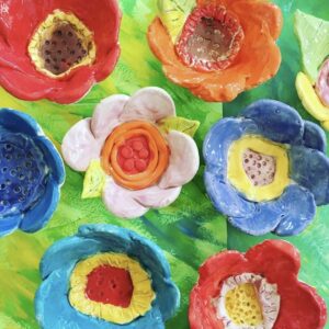 Families Make a Flower-Shaped Bowl Workshop- 1.5 hours-One Day