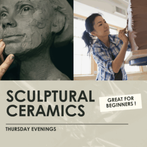 Sculptural Ceramics - Beginners-2.5 hour classes