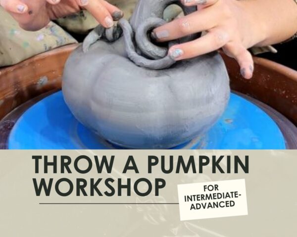 Throwing Pumpkins on the Potters Wheel- One day - 2 Hour Workshop