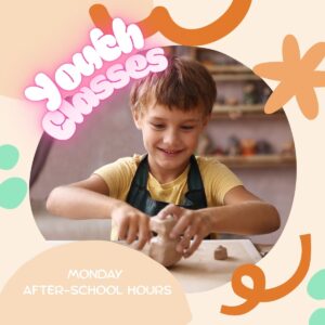 Youth Ceramics -  Beginner/Intermediate - 1.5 Hour Classes