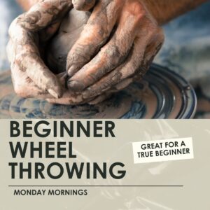 Beginner Wheel Throwing - 3 hour classes