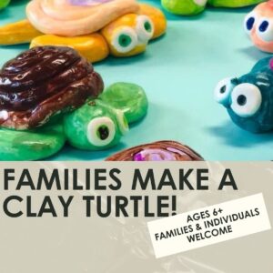 Families Make a Turtle Workshop- 1.5 hours-One Day