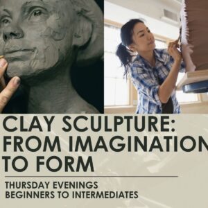 Clay Sculpture: From Imagination to Form - Beg-Int-3 hour weekly classes, Thursdays