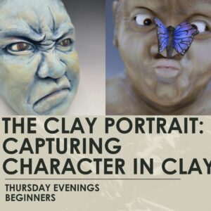 The Clay Portrait: Capturing Character in Clay - Beginner -3 hour weekly classes, Thursdays